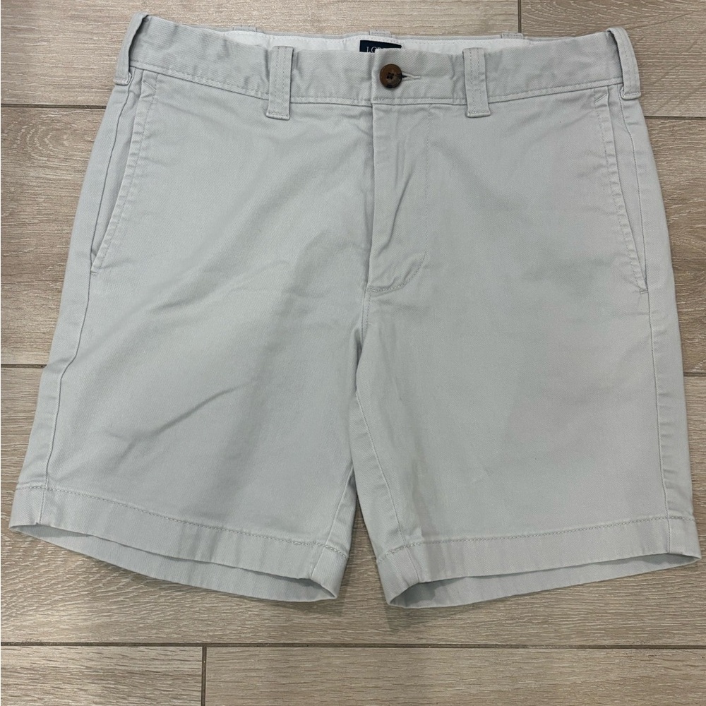 J.Crew Men's Chino Shorts - light khaki size 29 7 inch